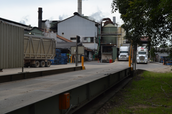 Truck on Weighbridge